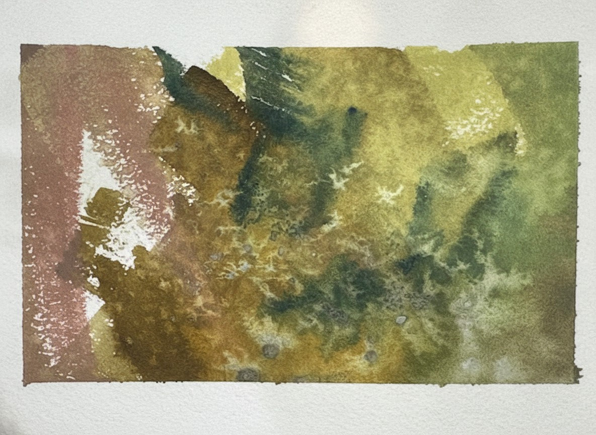 Drift 4 Watercolor original by Ann Chikahisa.