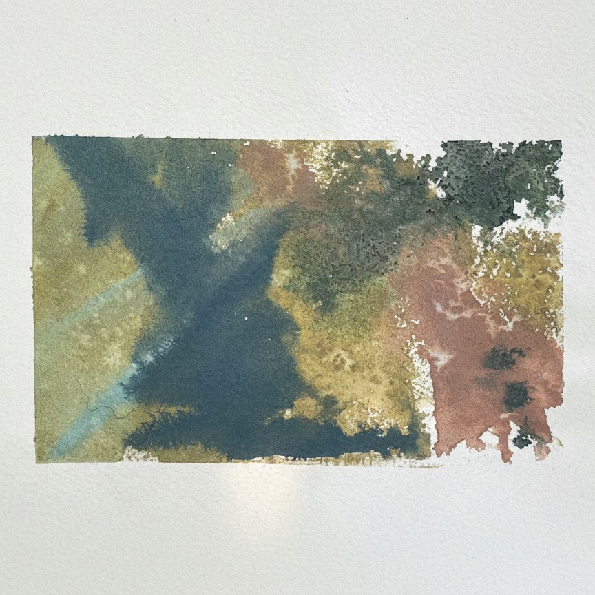 Ember 4 Watercolor original by Ann Chikahisa.