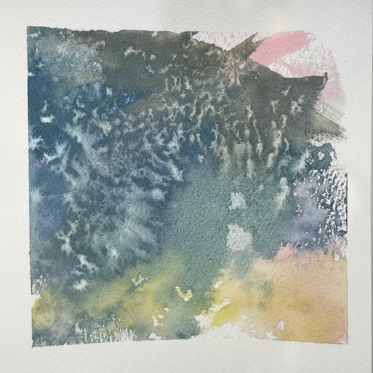 Flow 5 Watercolor original by Ann Chikahisa.