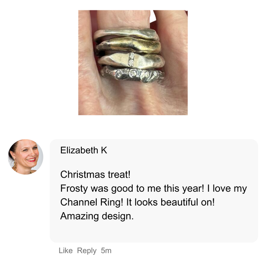 Channel Ring in Silver