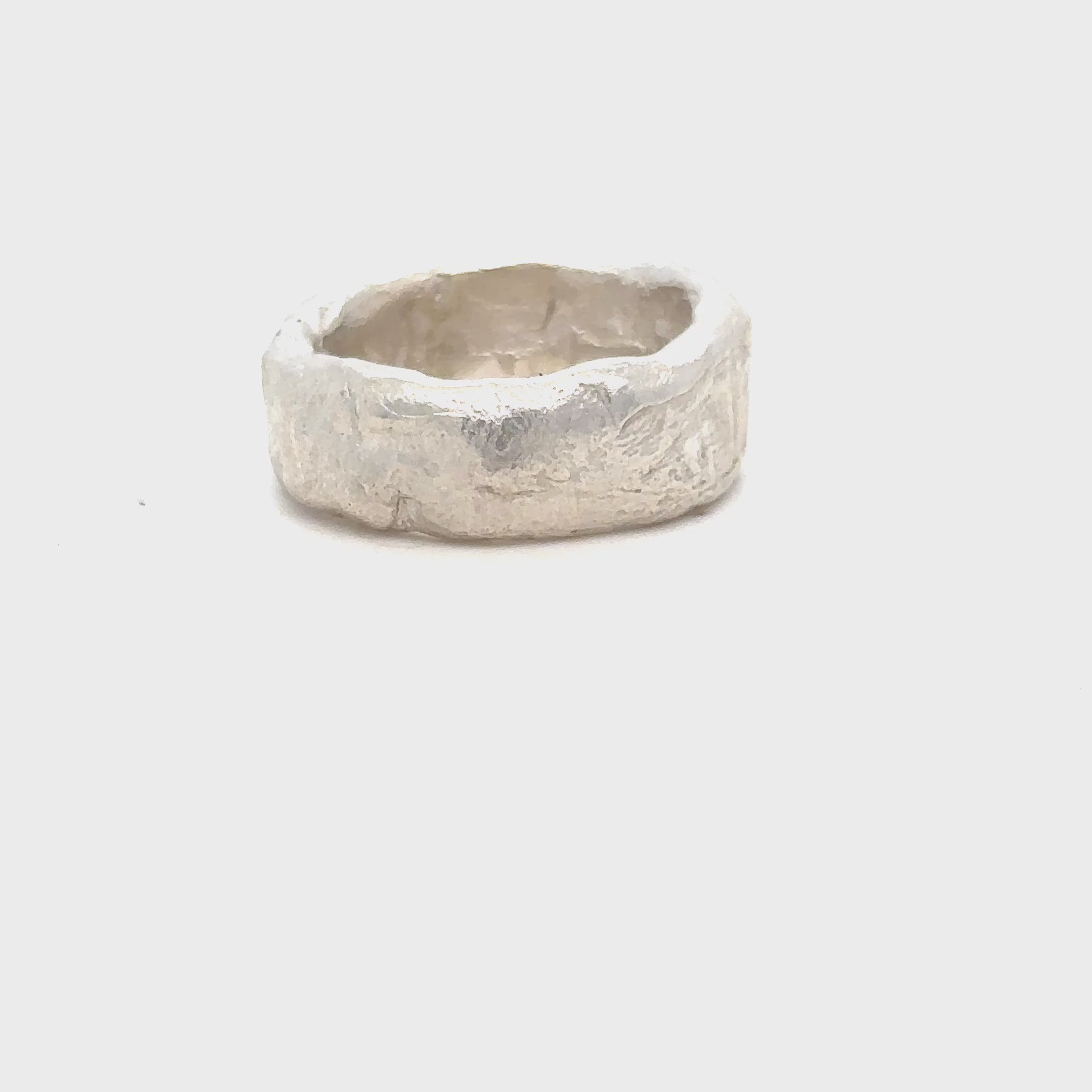 Video 360 view of Rebel Ring in Silver 