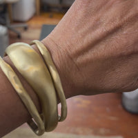 Divine Bronze Thin Cuff