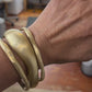 Divine Bronze Wide Cuff