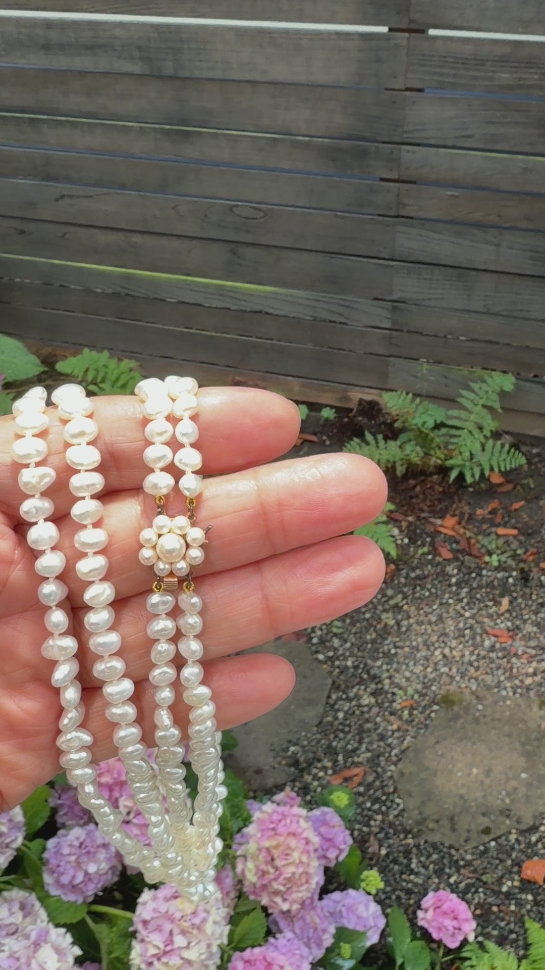 Video of Double Strand Pearl Necklace from the Chikahisa Ancestor Collection 