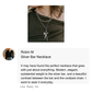 Bar Necklace in Silver