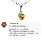Customer Review of the love talisman necklace