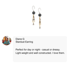 Customer Review of the Stardust Earrings