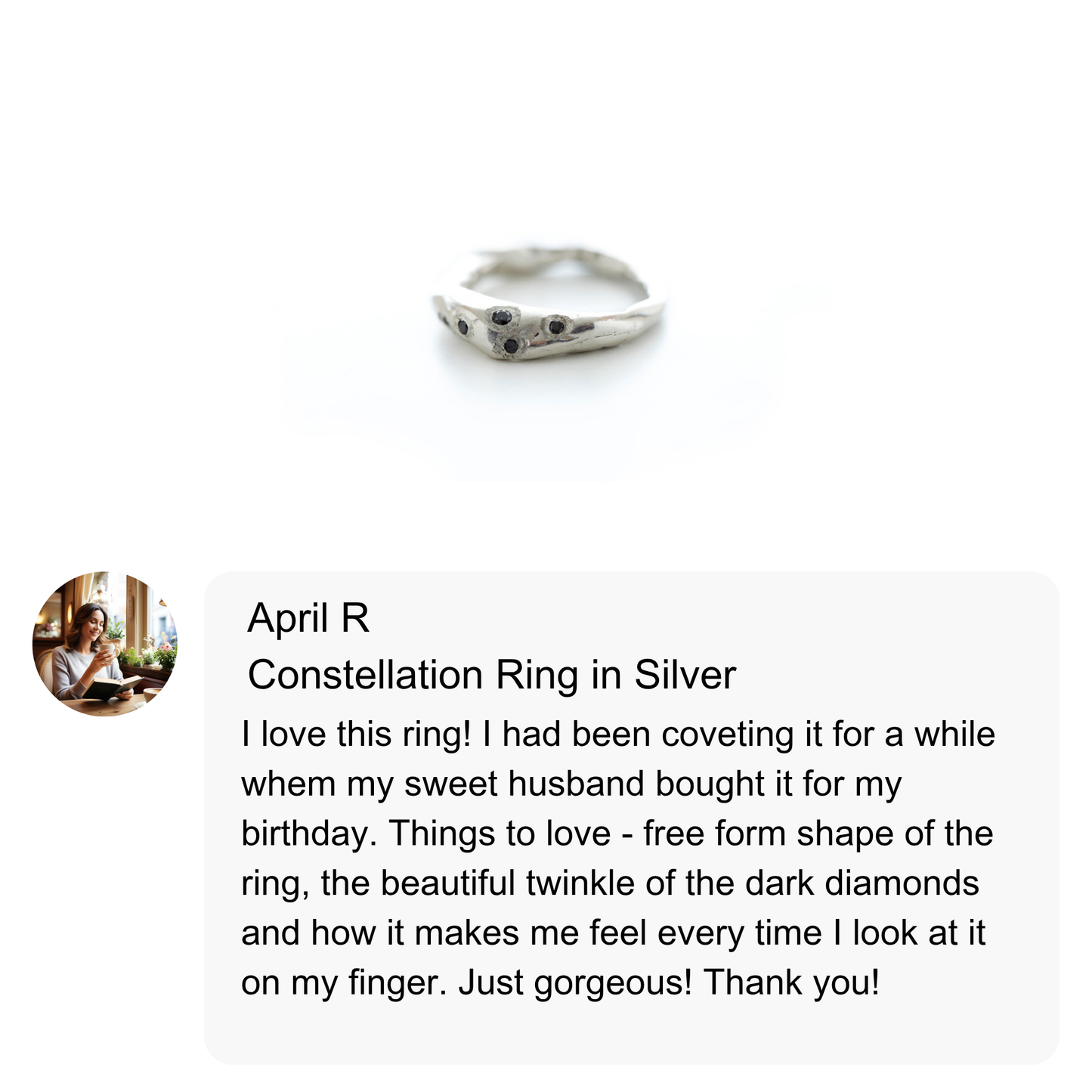 Constellation Ring in Silver