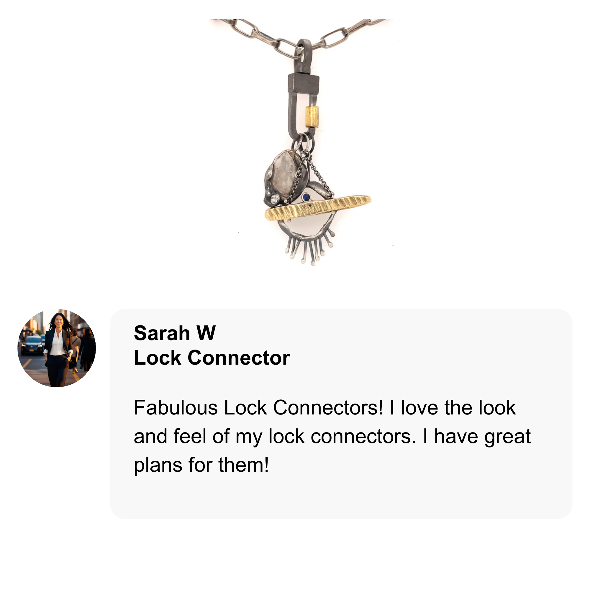 Customer testimonial of the Lock Connector 