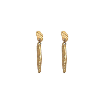 Bronze Stick Drop Earring