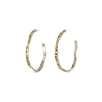 Bronze Stonehenge Hoop Earring