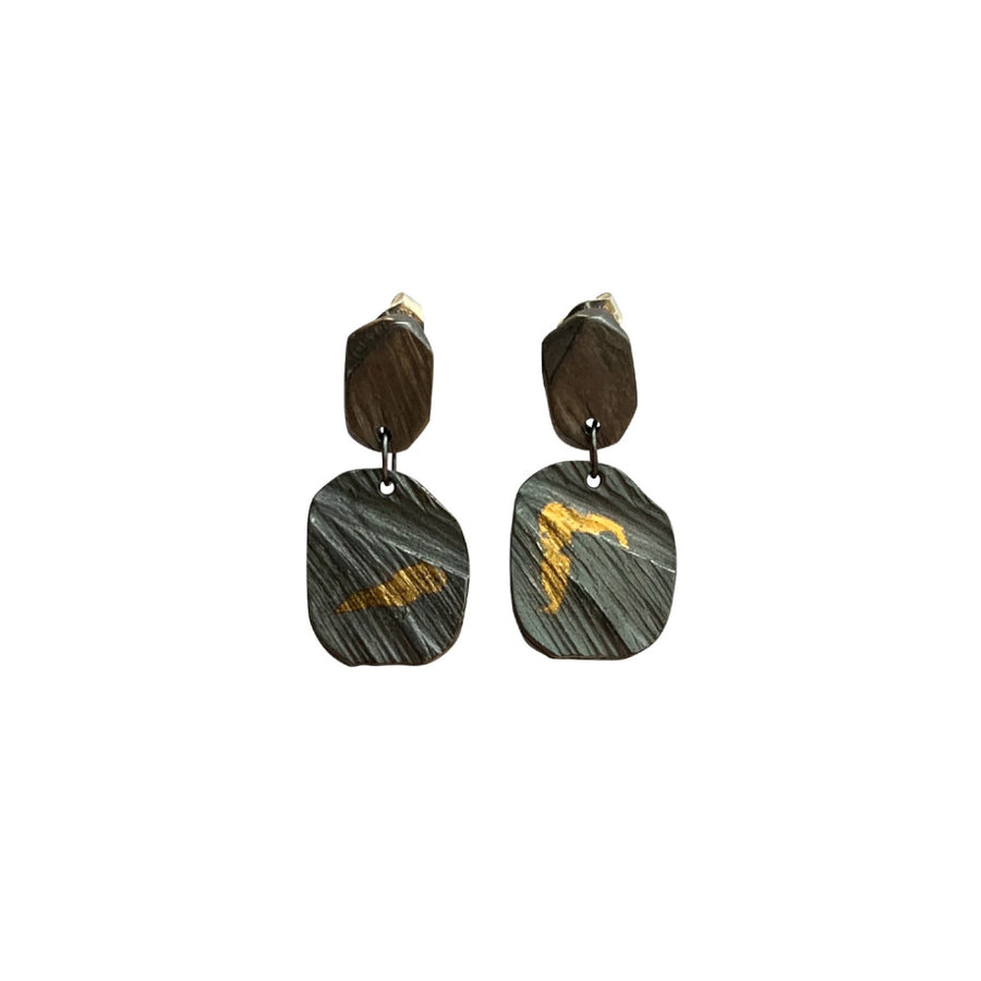 Keum Boo Square Drop Earring