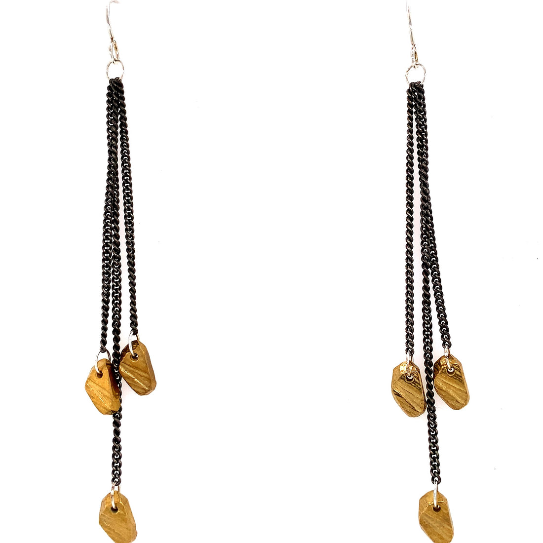 Bronze Chain Drop Earring