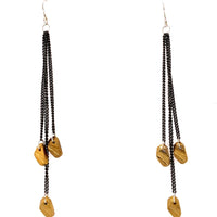 Bronze Chain Drop Earring