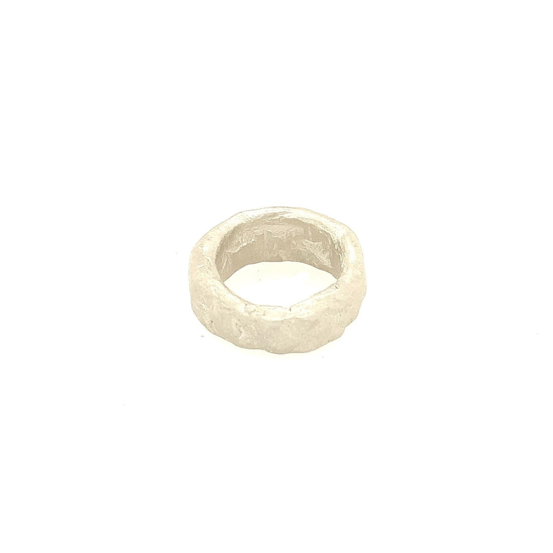 The Rebel Ring is imbued with unique character and soulful imperfections.  It's a bold unconventional statement on it's own or looks great added to any ring stack. It's the ideal ring for everyone and available up to a size 13!  A truly modern ring that says "be bold and celebrate your individuality!"