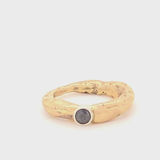 The Devotion Ring was designed for your life's journey in a beautiful and meaningful way. Made to celebrate the soul connection you have with yourself and with others. Each Devotion Ring is meticulously crafted with wabi-sabi intention, using only the finest precious metals and diamonds.