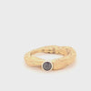 Video 360 view of Devotion Ring 18kt Gold with Black Diamond 