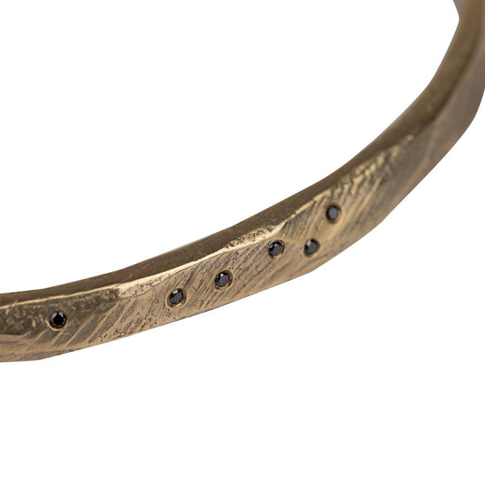 The Bronze Simple Bracelet tells you and the universe - you're worth it!